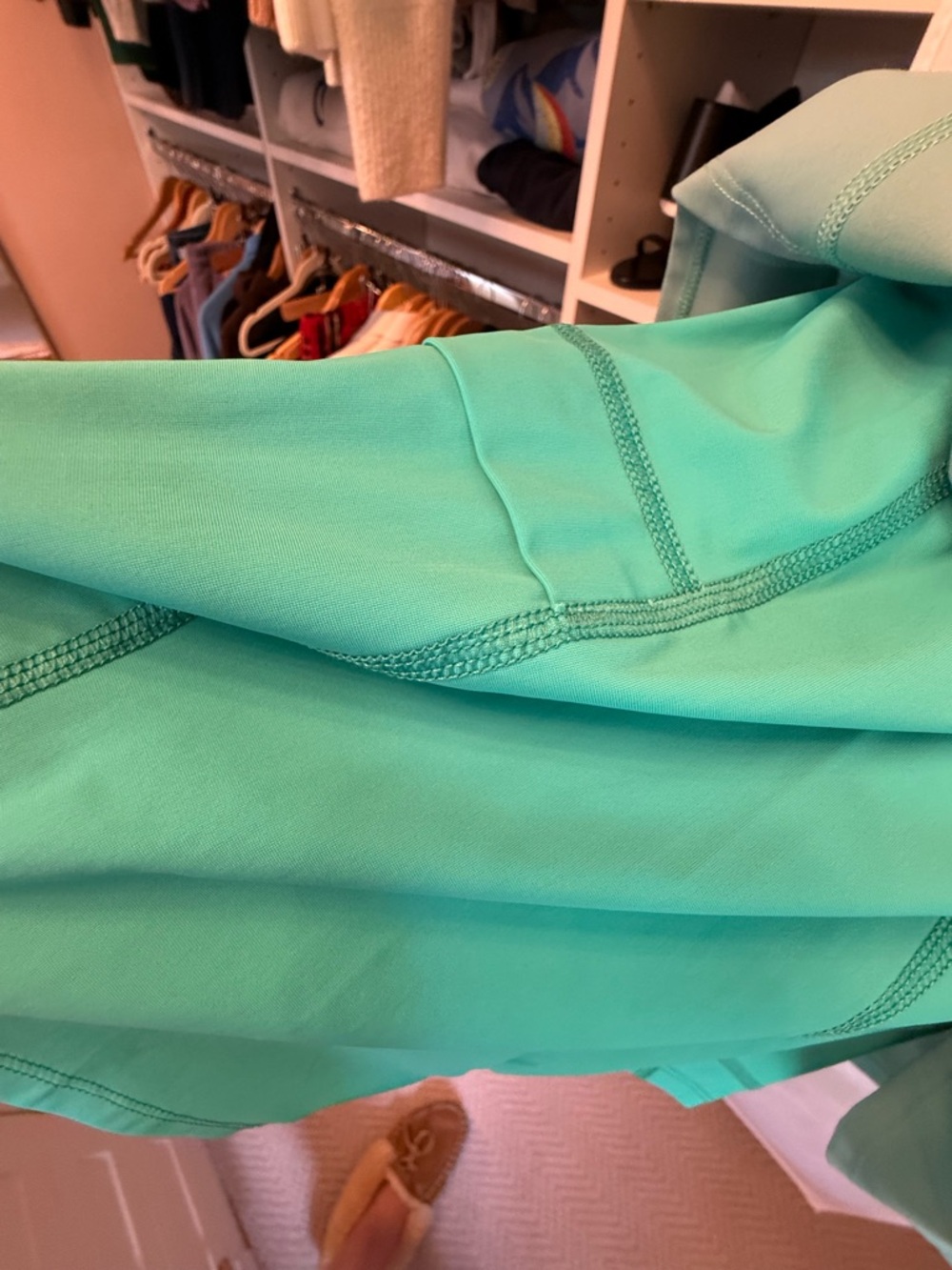 Outdoor Voices Mint Green Tennis Racerback Dress- size medium - Picture 5 of 7